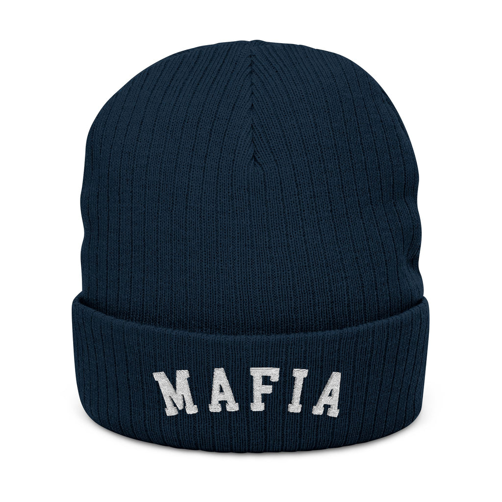 MAFIA Embroidered Ribbed Beanie