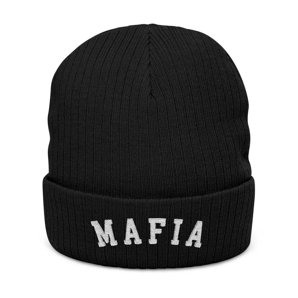 MAFIA Embroidered Ribbed Beanie