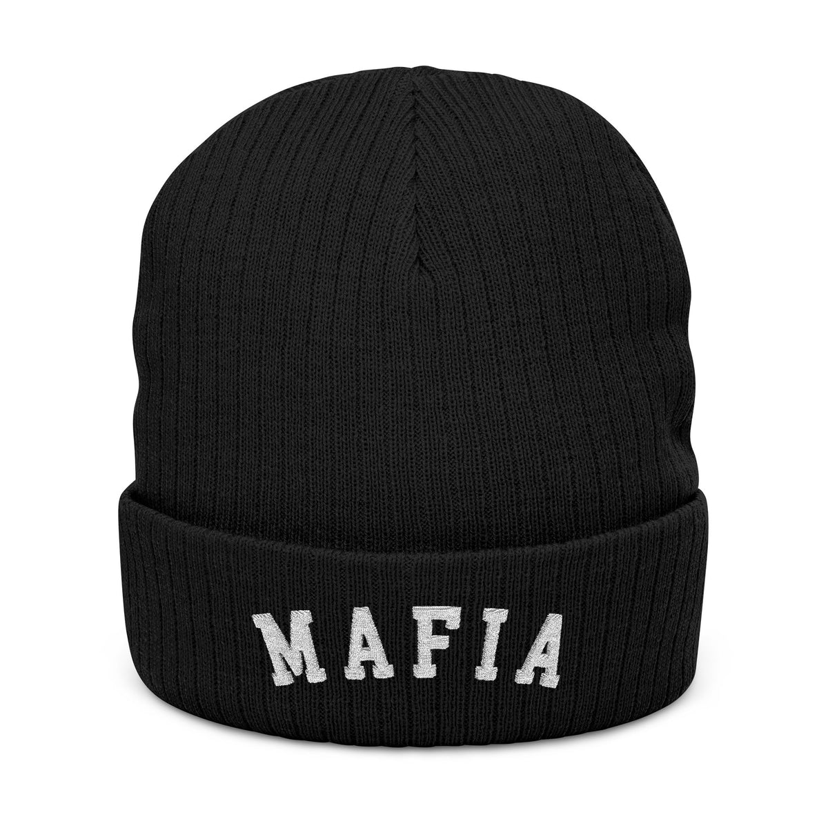 MAFIA Embroidered Ribbed Beanie