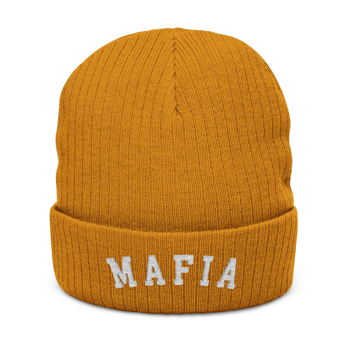 MAFIA Embroidered Ribbed Beanie