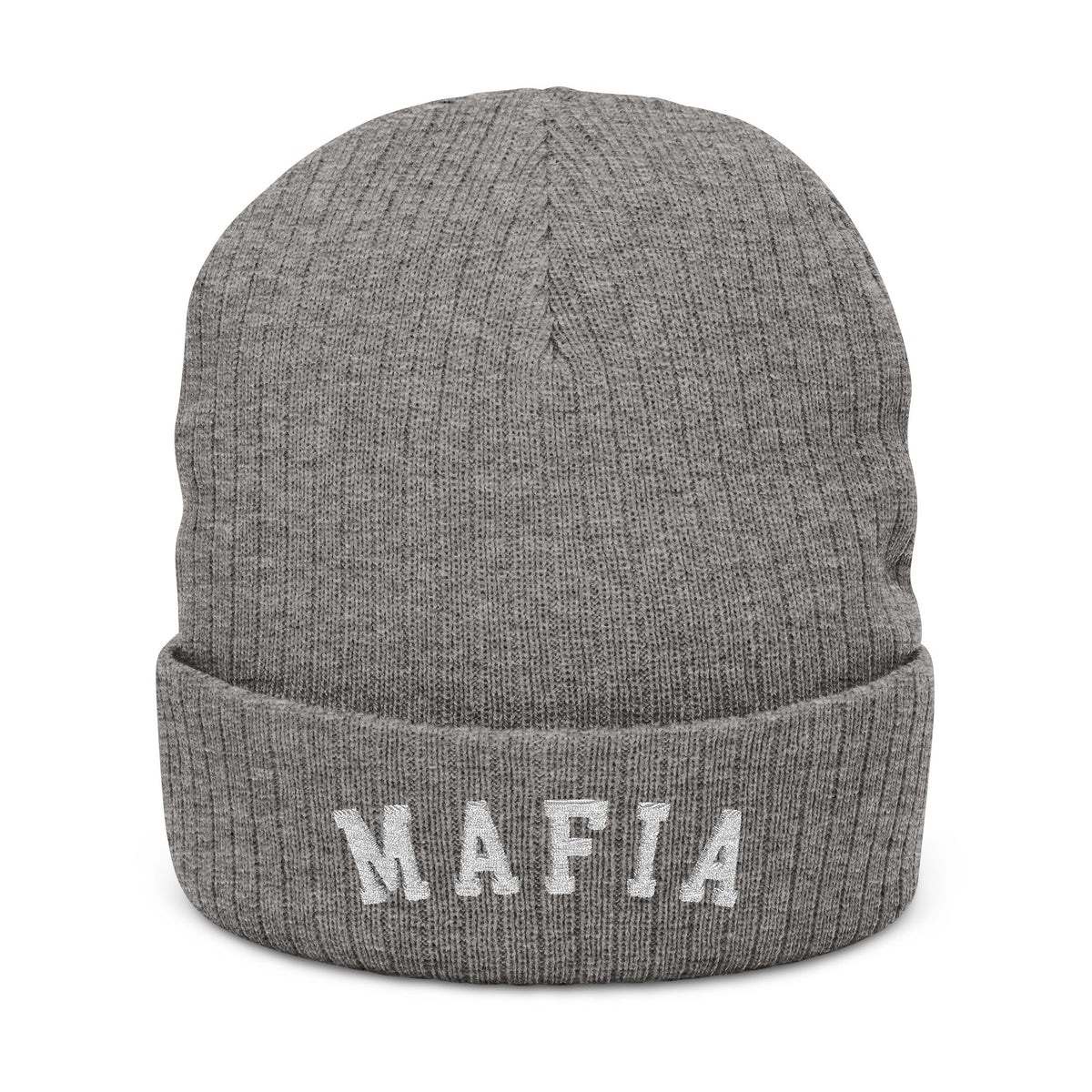 MAFIA Embroidered Ribbed Beanie