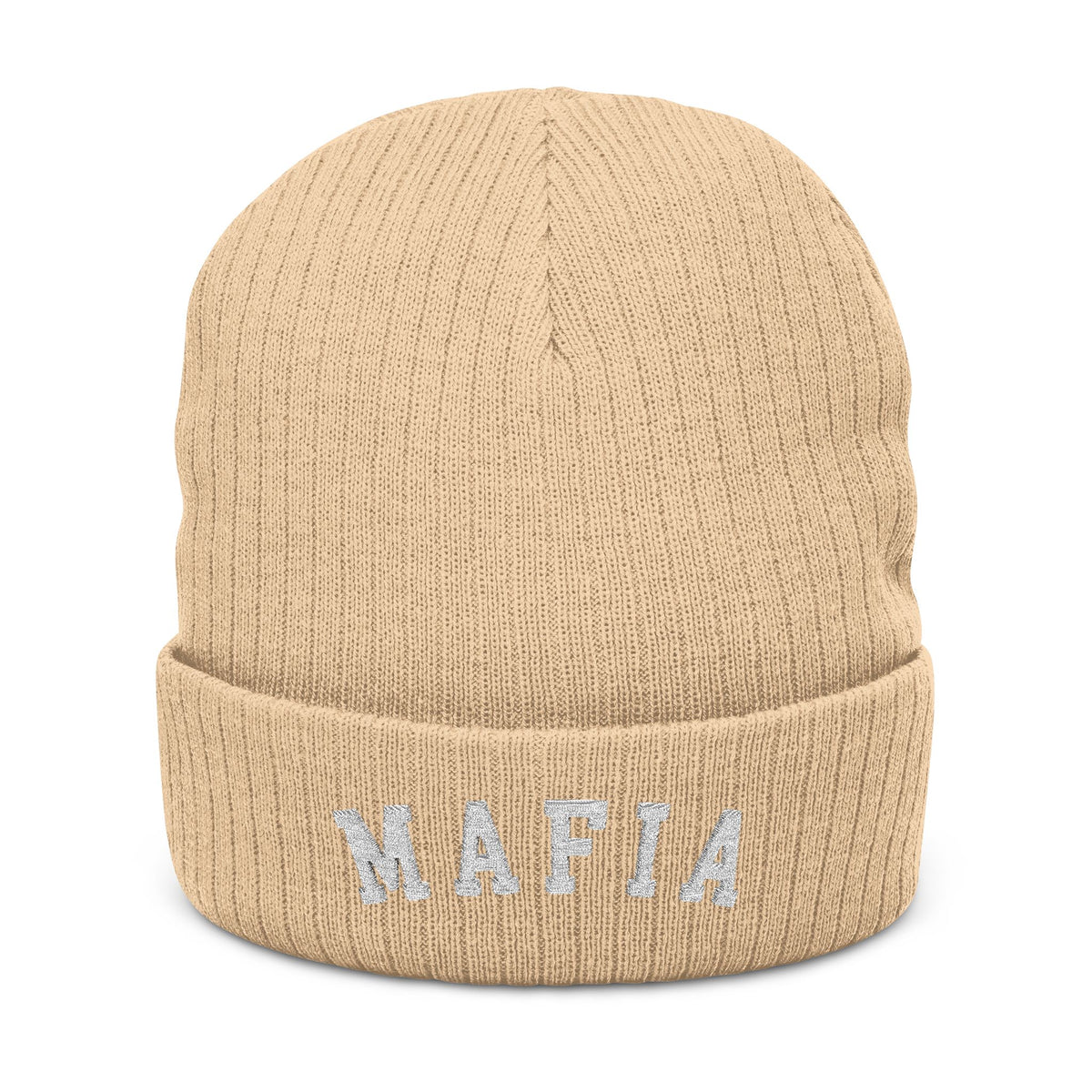 MAFIA Embroidered Ribbed Beanie